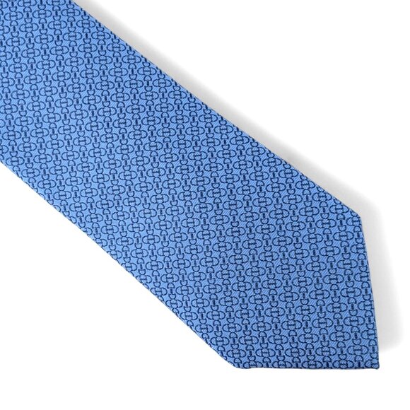 Tommy Hilfiger Men's Derby Geo Tie Necktie Classic 3" Blue Silk Blend $69.50 - Picture 1 of 5